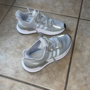 Women grey Adidas shoes